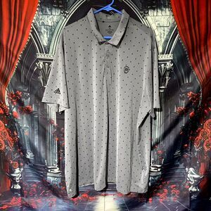 Adidas Polo Shirt Men's 3XL Gray Golf Sports Summer Performance Athletic Outdoor